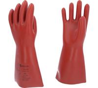 Glove for electricians with protective insulation, size 10, red