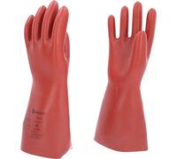 Glove for electricians with protective insulation, size 10, red