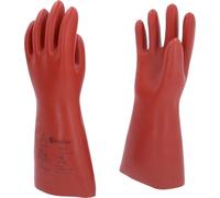 Glove for electricians with protective insulation, size 10, red