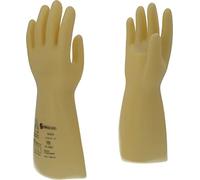 Glove for electricians with protective insulation, size 10, white