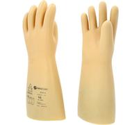 Glove for electricians with protective insulation, size 10, white