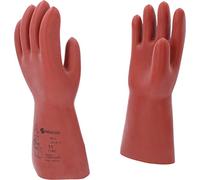 Glove for electricians with protective insulation, size 11, red