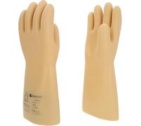 Glove for electricians with protective insulation, size 11, white