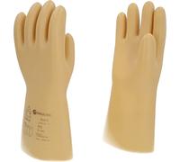 Glove for electricians with protective insulation, size 11, white