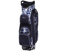Glove It - Borsa da golf in nylon da 2,7 kg, con 15 divisori, parapioggia e 9 tasche di facile accesso, borsa da golf da donna, Donna, INDIGO POPPY GOLF BAG, Papavero indaco, taglia unica