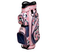 Glove It Borsa da golf leggera da donna, 2,7 kg, divisore a 15 vie, 9 tasche, motivo peonie e pars