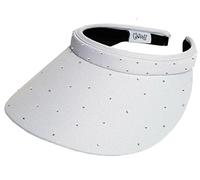 Glove It Cabana Stripe Borsa da Golf, Donna, White Bling Slide ON Visor, White Bling Slide ON