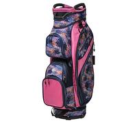 Glove It Sacca da golf da donna, leggera, in nylon, con 15 divisori, pozzo per putter, cappuccio antipioggia e 9 tasche di facile accesso, blu navy fusion
