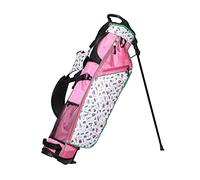 Glove It Sunday - Sacca da golf da donna, super leggera, con supporto, divisorio a 4 vie, 3 tasche di facile accesso, comoda e accessibile (nove e vino)