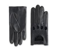 GLOVE STORY Guanti da guida uomo in pelle d'agnello nera non foderati | Eleganza senza tempo & Massima sensibilità | Accessorio premium per uomini dallo stile raffinato
