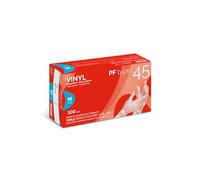 Glovely Guanto da esaminazione in polivinilcloruro (PVC), colore trasparente, senza polvere lubrificante, superficie liscia, idoneità alimentare - Taglia XL