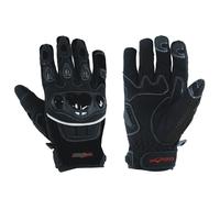 Gloves Textile motorcycle knuckles Protection Summer Racing Biker Cross Black XS
