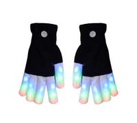 Gloves with Lights - Flashing Sensory Mittens, LED Light Up Gloves, Bright Interactive Party Accessory, Comfortable Wear Design | Easter Celebrations, Halloween Costumes, Christmas Stocking Stuffers