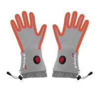 GLOVII GLG Guanti Universali Riscaldati & Pratica Custodia | Scaldamani Elettrici Universale Con Batteria Ricaricabile Ai Polimeri Di Litio E Tasca | Fibre Di Carbonio, 95% Poliestere | Grigio, XXS-XS