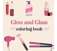 Glow and Glam coloring book (20 Pages).