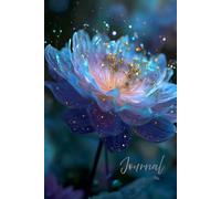 Glow & Bloom Journal: A Beautiful Notebook Featuring a Realistic Glowing Flower Surrounded by Magical Blooms and Glitter Accents - Perfect for Writing, Reflection, and Creative Inspiration
