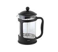Glow Classic Continental - Caffettiera da 1500 ml, colore: nero, con caffettiera francese manuale da 6 tazze, con pentola in vetro temperato antiurto e filtro a stantuffo per caffè espresso in chicchi