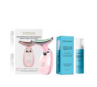 Glow Cocktail Massaggiatore Anti Età per Viso e Collo Rosa con Siero a