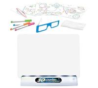 Glow Drawing Board - Tavola da disegno multifunzionale da 500 g, 3D, esperienza fluorescente, tavoletta educativa per imparare a scarabocchiare, per bambini, scrittura creativa, pittura, schizzi