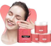 Glow Exfoliator,Sugar Facial Scrub, Exfoliating Sugar Scrub - Face Scrub,Gently Exfoliates & Moisturizer,Sugar Facial Scrub for Smoother Skin,Rejuvenate the Skin (3 pcs)