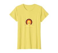 Glow from Within: Yoga Meditazione Spirituale Maglietta, Donna, Limone, XL