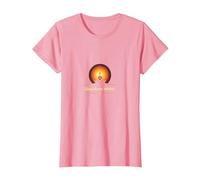 Glow from Within: Yoga Meditazione Spirituale Maglietta, Donna, Rosa, 3XL