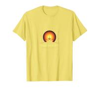 Glow from Within: Yoga Meditazione Spirituale Maglietta, Uomo, Limone, 3XL