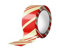 Glow In Dark Christmas Tape - 5 cm Wide Fluorescent Roll Decorative Roll, Fun Holiday Tree Caution Strip, Bright Visibility Strip, Versatile PP Safety and Festive | School Campground Patio Park