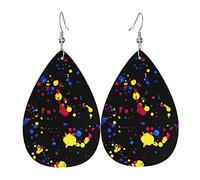 Glow In Dark Splatter Orecchini al neon per orecchini da donna Orecchini a goccia