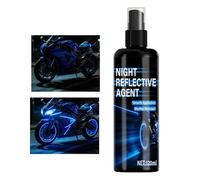 Glow In The Dark - 120 ml Night Reflective Agent | Fluorescent Spray Paint | High Visibility Safety Coating For Clothes Car Bike Fishing Cycling Running Backpack Helmet Stroller Fabric Outdoor