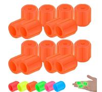 Glow-In-The-Dark Car Tire Valve Cap Set, Fluorescent Valve Caps, Waterproof Luminous Car Tire Valves Caps, Easy To Install No Tool Required For Vehicle Bikes (Orange,100pcs)