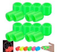 Glow-In-The-Dark Car Tire Valve Cap Set, Fluorescent Valve Caps, Waterproof Luminous Car Tire Valves Caps, Easy To Install No Tool Required For Vehicle Bikes (Green,24pcs)