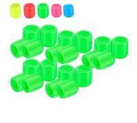 Glow-in-The-Dark Car Tire Valve Cap Set - Waterproof Luminous Fluorescent Stem Caps, Easy to Install No Tool Required, for Most Vehicle Tires (Green*20)