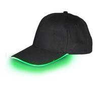 Glow In The Dark Hat - Lighted Baseball Cap Adjustable Structure, Comfortable Sun Shield Fabric Build, Multi modalità LED Luminous Effect | Nighttime Entertainment Accessory for Sports Games Christmas