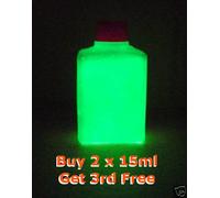 Glow in the dark Verde Pittura Luminoso Luminous- 15ml Acquista 2 Get 1 Gratis