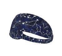 Glow In The Dark Midnight Donna Uomo Fasce Per Capelli Assorbente Headband Leggera Fascia Capelli Per Palestra Sport Allenamento