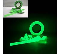 Glow in The Dark Ribbon Luminescent Washable Woven Fabric Fluorescent Linen Fabric for Bike,Hula Hoop,Gift Wrapping And Party Decorations Supplies(3cmx5m)