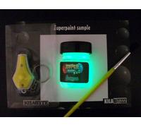 Glow in the dark Vernice Kit 30ml+Torcia+Pennello Sirius Ultimate