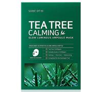 Glow Luminous Ampoule Beauty Mask, Tea Tree Calming, 10 Sheets, 25 g Each, SOME BY MI
