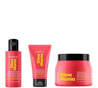 Glow Mania Super Gloss Protecting Mask 500ml with Mini Colour Protecting Shampoo & Conditioner