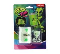 GLOW N FUN Oil barral Glow in The Dark Slime + Alien, niet voor meubels, decorat