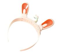 Glow Nelle Fasce Scure | Bunny Chiepice | 22x19 cm Luci Per Costumi Per Capelli, Fasce Per La Moda Per Outfit Feste Per Bambini Ragazze Di Bellezza Personali