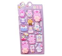 Glow Paw Stickers, Cartoon 3D Set, Cat Shape with Light Effect, Fun Sticker Pack for Boys Girls Teens, Decorative Accessory for School Journals Scrapbooks Laptop Phone Cases