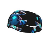 Glow Raccoon Yoga Sport Fitness Fascia Unisex Running Basket Fascia Elastica Fascia Sportiva Assorbente Del Sudore,