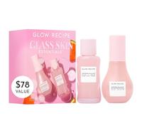 Glow Recipe Glass Skin Essential - Kit per la cura della pelle coreana, include siero viso alla niacinamide Dew Drops e PHA + toner per il viso BHA, siero idratante alimentato all'anguria e