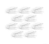 Glow Soft Lure 14 mm 1,5 g Pre-Rigged per baffi Glow Soft Lure (bianco piccolo)