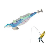 Glow Squid - Esche Da In ABS, Maschera Luminosa, Amo Fluorescente, Esca Per Acqua Salata | Attrezzatura Da Jigging Per Polpi Di Seppie Per La Notturna Per I Pescatori A Riva Del Molo Della