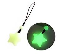Glow Star Charm Catena Telefono Portachiavi Auto Pendente Appeso Borsa Decorazione Cordino Donna Borsa Accessorio Luce Notturna Catena Stella