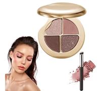 Glow Wardrobe Eye & Cheek Palette - Eyeshadow and Highlighter Makeup, Silky Smooth Formula, Hypoallergenic, Blends Easily Without Irritation, All-Day Wear (01#)