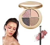 Glow Wardrobe Eye & Cheek Palette - Eyeshadow and Highlighter Makeup, Silky Smooth Formula, Hypoallergenic, Blends Easily Without Irritation, All-Day Wear (03#)